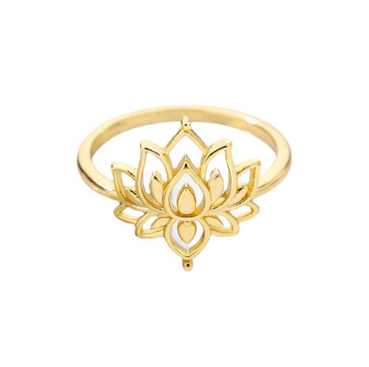 Women's Stainless Steel Rings - Vintage Golden Rings