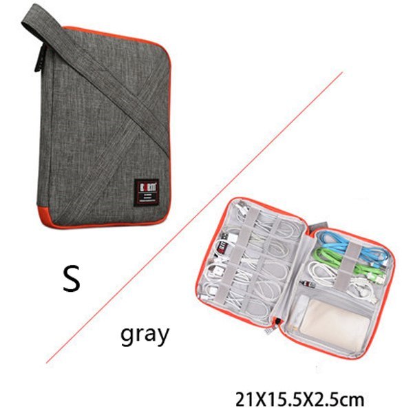 Universal Travel Cable Organizer - Electronics Accessories Cases Gadget Bag For USB, Phone, Charger and Cable, Fit for ipad - JumoShop