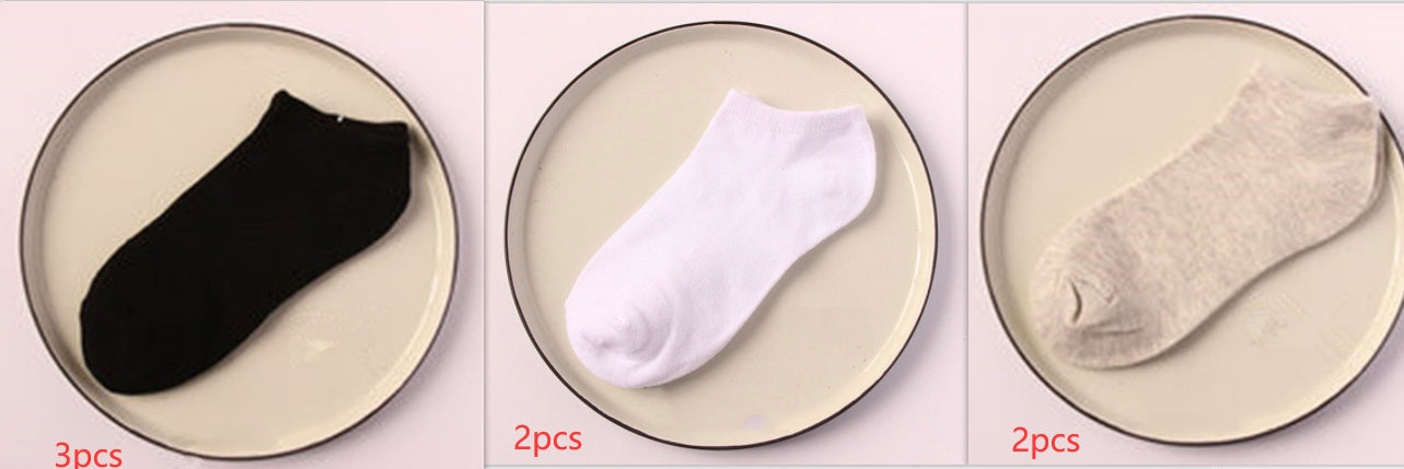 Short Ladies Boat Socks - Ladies Socks White Socks Student Socks