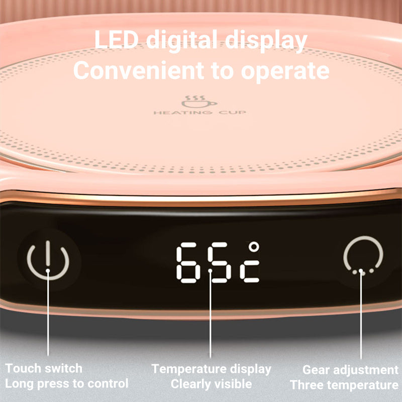 Coffee Mug Warmer - Warm Coaster Smart Heating Cup Thermal Insulation Constant Temperature Coaster Heating Pad Desktop