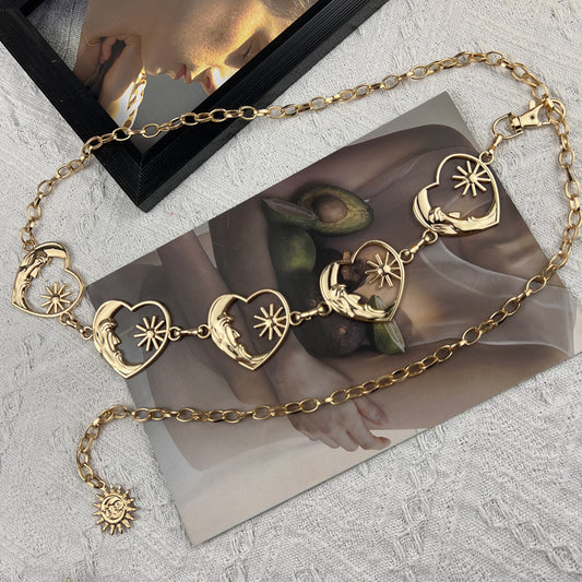 Love Metal Waist Chain - Waist Chain