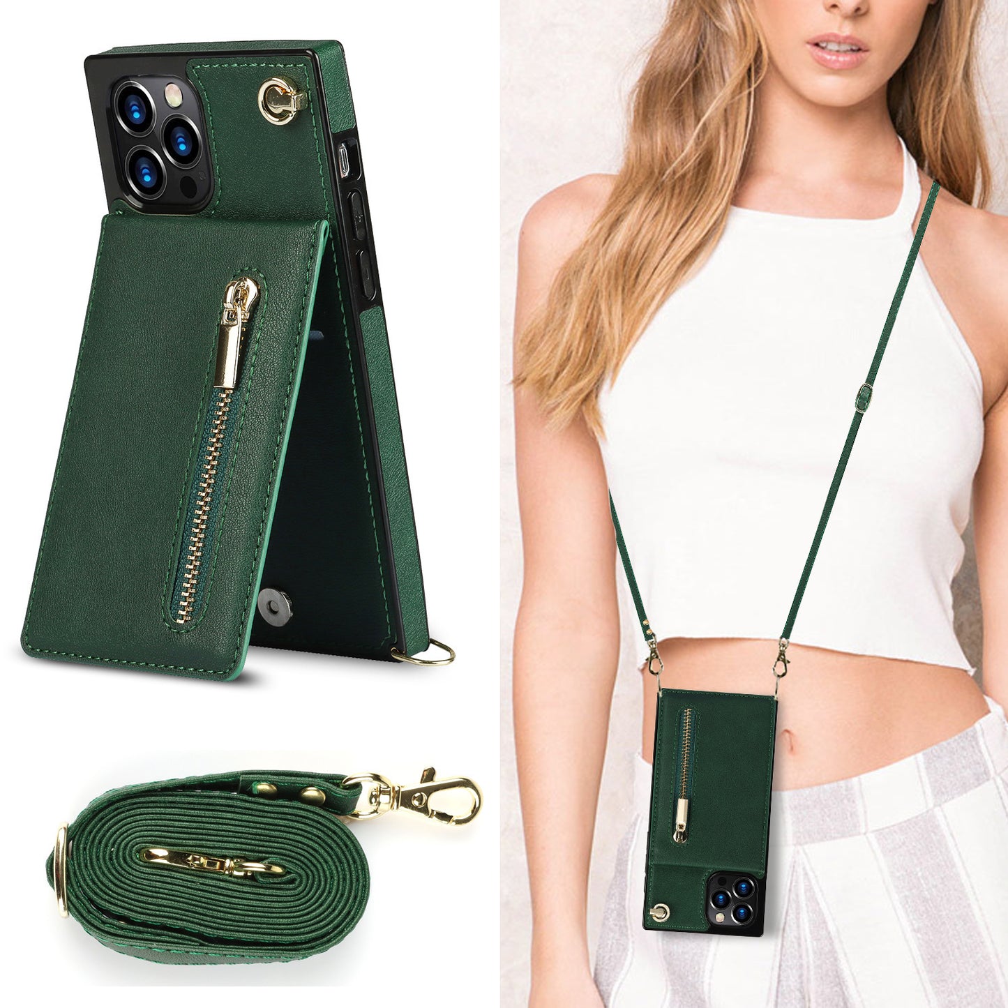 Leather Case Card Phone Case Explosive Style