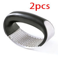 Upgraded Stainless Steel Garlic Press Squeezer – Manual Rocker Garlic &amp; Ginger Crusher! - JumoShop