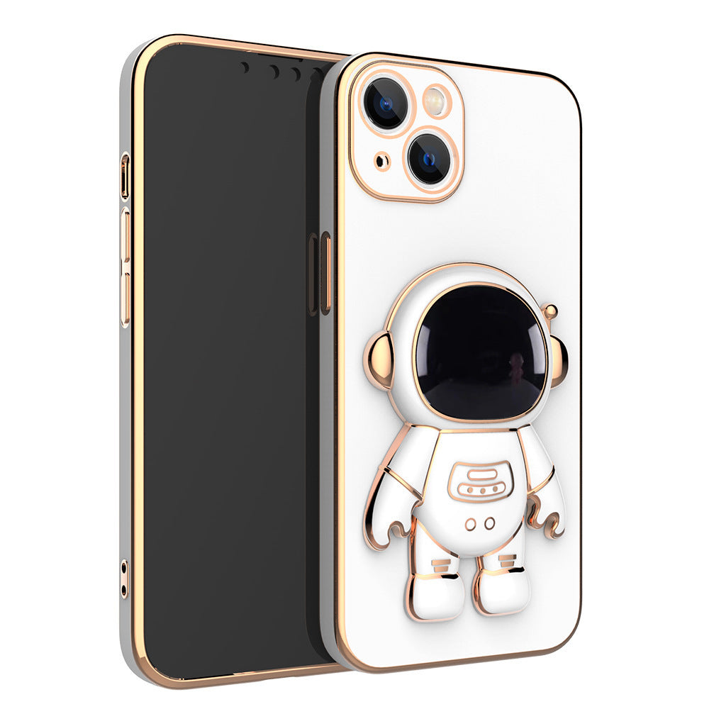 3D Astronaut Phone Case -  Anti-Drop Electroplating Bracket