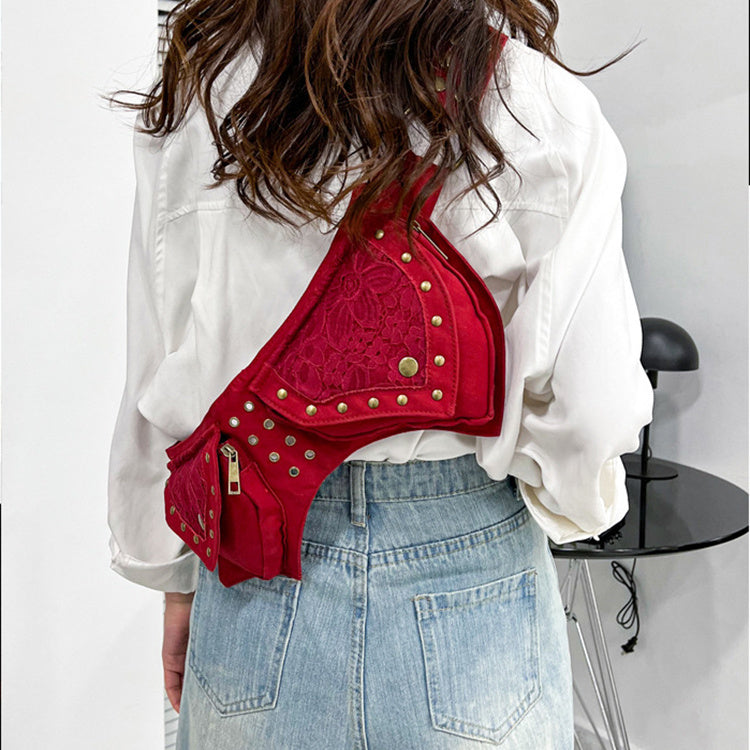 Vintage Waist Chest Bags - Women Crossbody Bag Waistpack Outdoor Mobile Storage