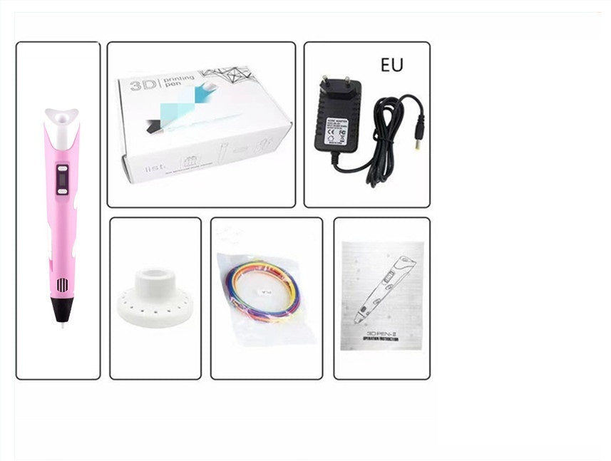 Children's 3D Printing Pen - Three-dimensional Brush Toy Set