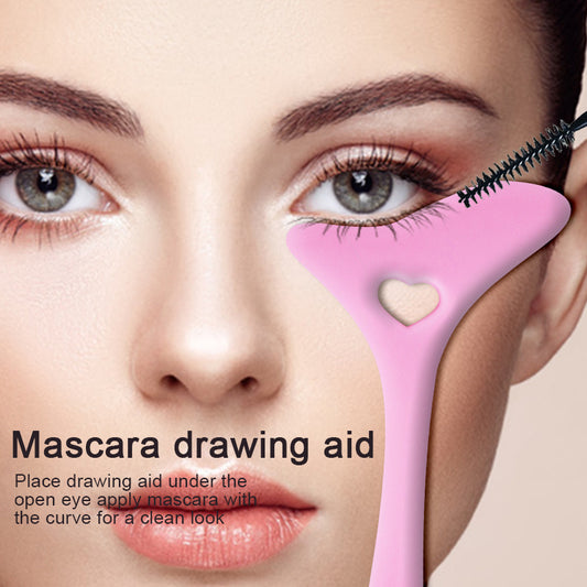 Silicone Eyeliner Stencil Wing Tip Mascara Drawing Lipstick Aid Face Cream Applicator For Beginners Makeup Tool Eyeliner Stencils Silicone Winged Tip Eyeliner Aid Eyebrow Pencil Stencil Reusable - JumoShop