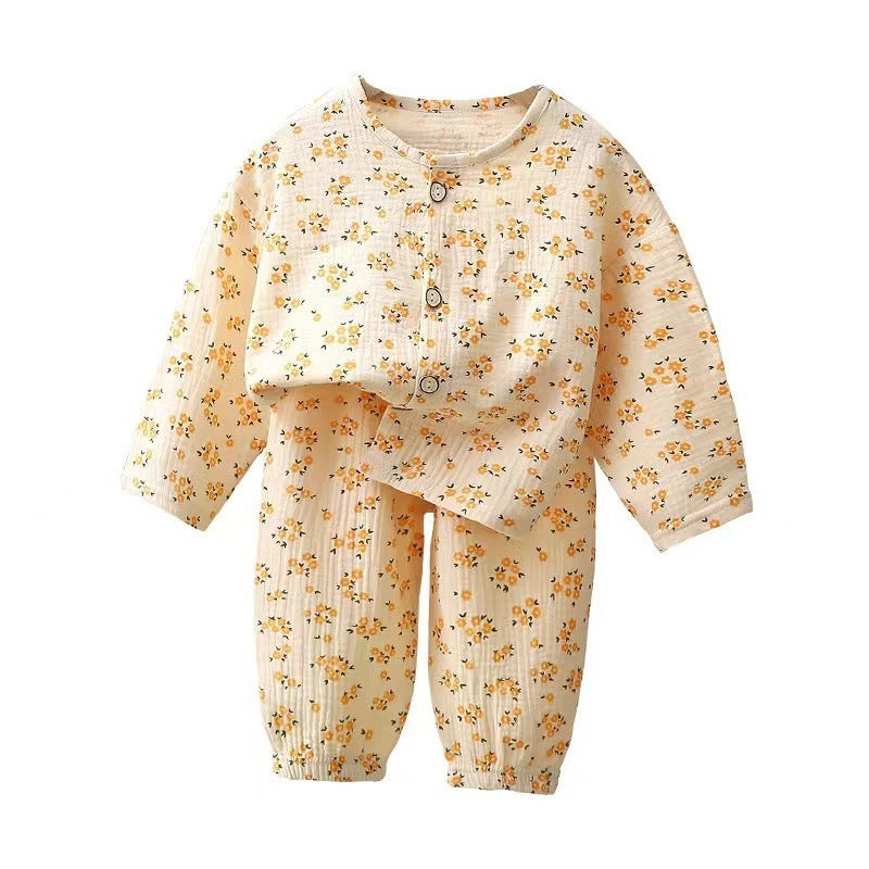 Soft Cotton Cartoon Children's Pajama Set
