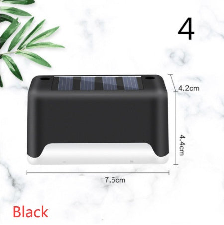 New Upgrade Waterproof LED Solar Fence Lamp - Solar Deck Lights Solar Step Light Outdoor For Patio Stairs Garden Pathway Step Yard
