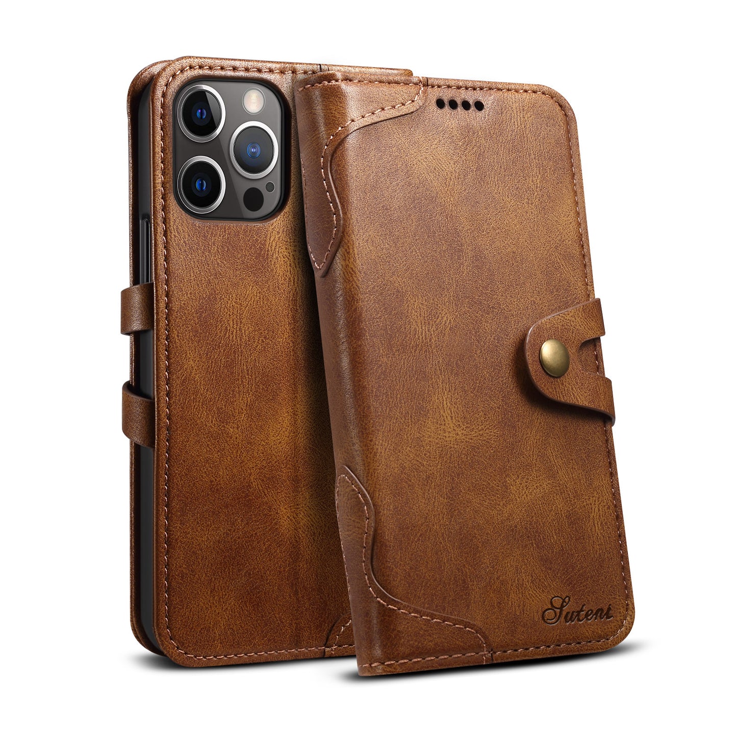 Flip Phone Case - Leather Wallet Bag