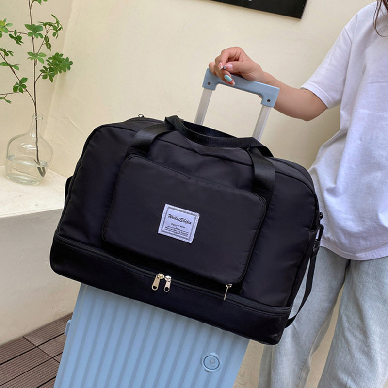 Foldable Travel Duffel Bags - Sports Gym Tote Bag Women