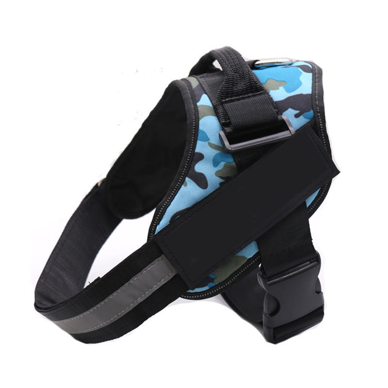 Custom No-Pull Reflective Dog Harness – Personalized Breathable Adjustable Pet Vest for Small & Large Dogs