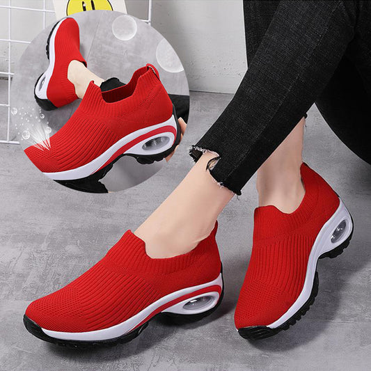 Sneakers - Women Air Cushion Mesh,  Breathable Running Sports Shoes