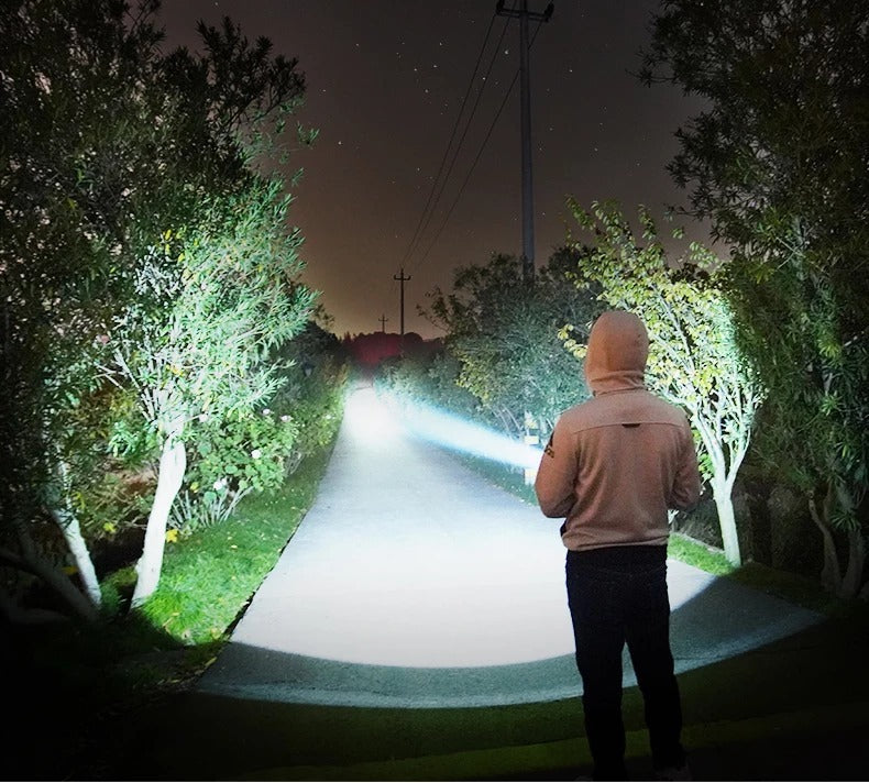 Strong Flashlight Focusing Led Light Rechargeable - Super Bright LED Outdoor Xenon Lamp