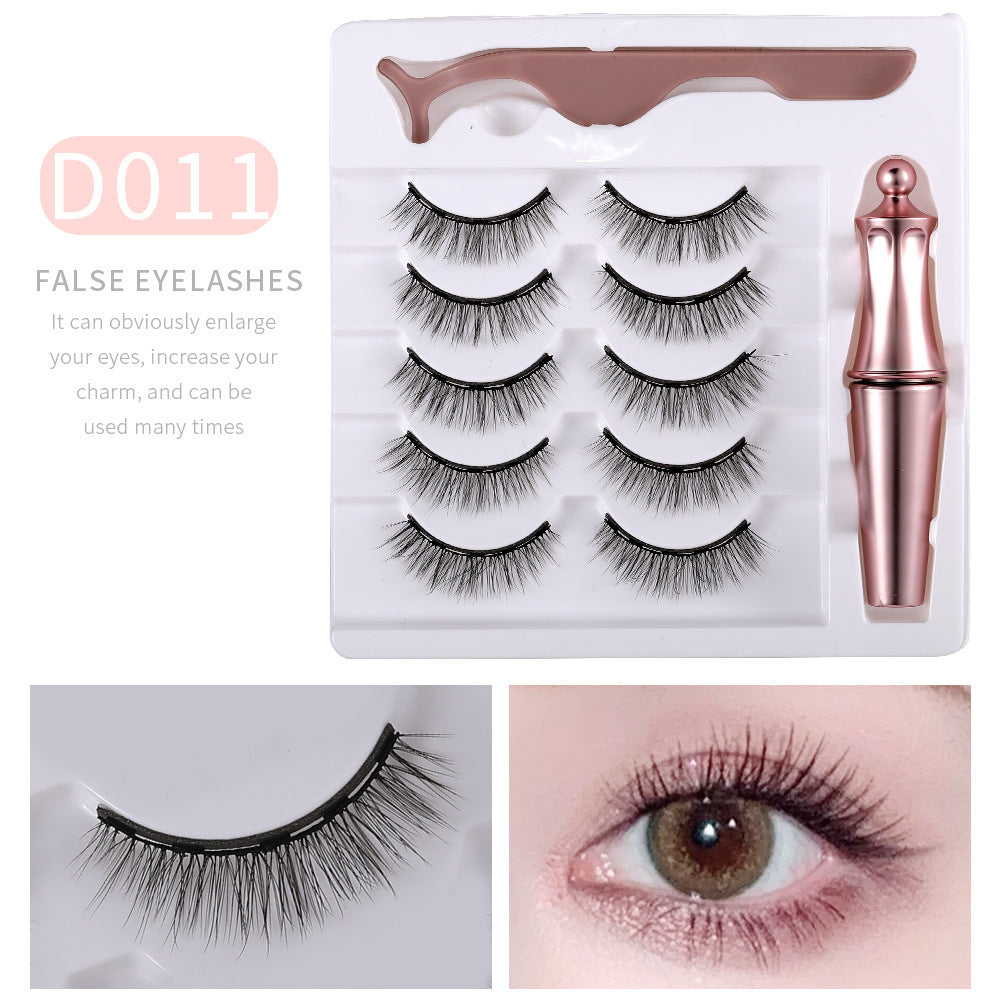 Mink Eyelashes - Magnetic Eyelashes 5 Pairs Of Magnets