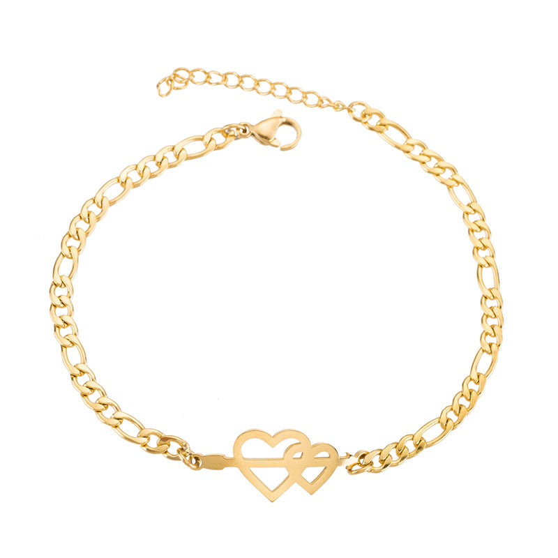 Gold Charms Bracelet Femme Stainless Steel Women Jewelry - Lucky Origami Elephant Bracelets Friendship Gifts