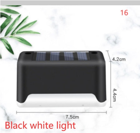 New Upgrade Waterproof LED Solar Fence Lamp - Solar Deck Lights Solar Step Light Outdoor For Patio Stairs Garden Pathway Step Yard