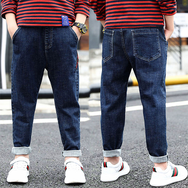 Classic Boys Autumn And Winter Jeans
