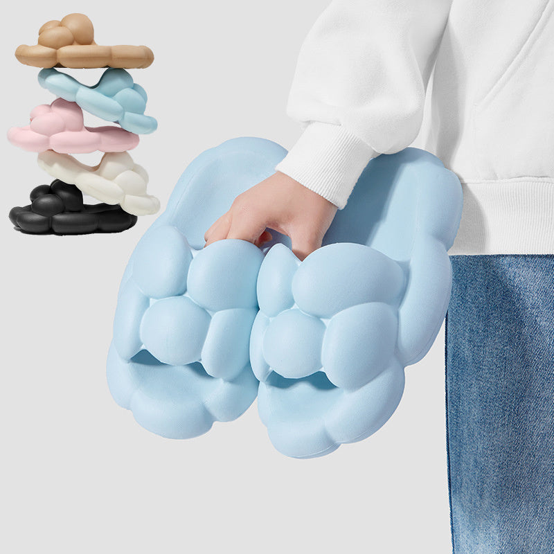 Soft Cloud Design Slippers - Cute House Shoes, Women Outdoor and Indoor Bathroom Slipper
