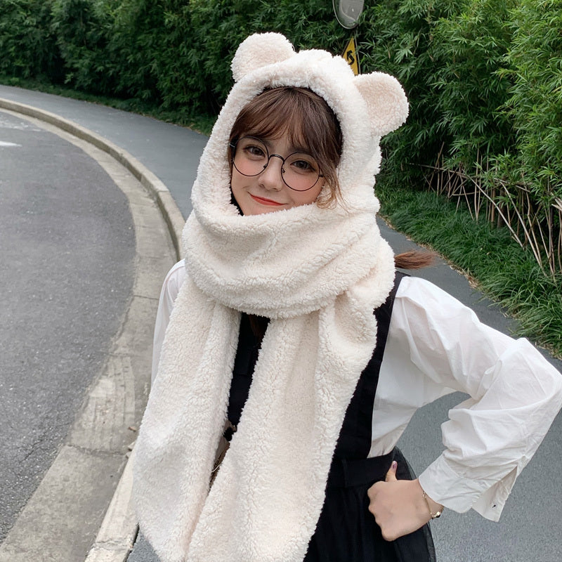 Cute Winter Plush Scarf - Autumn and Winter Headwarmer