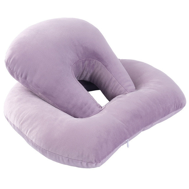 U-Shaped Desk Nap Pillow - Neck Supporter Seat Cushion Headrest Travel Neck Pillow With Arm Rest