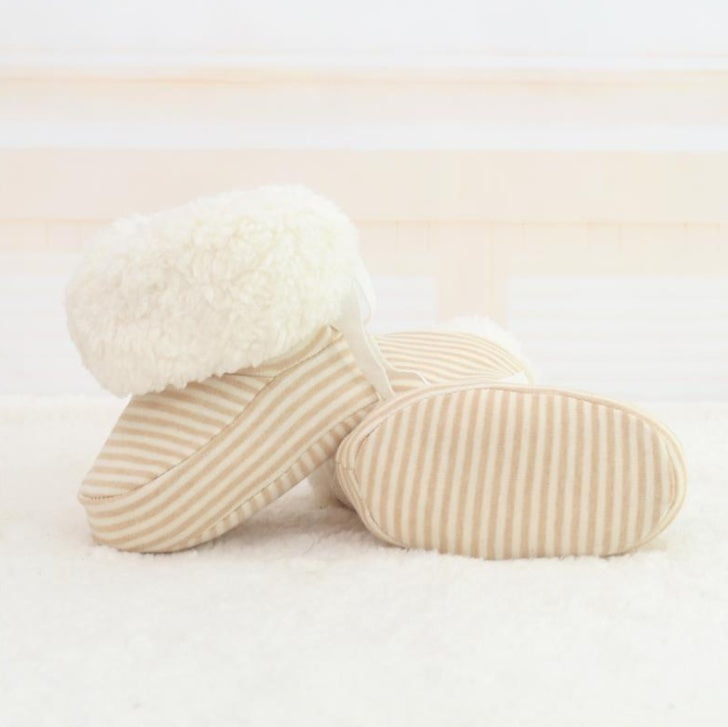 New Style Baby Soft Soled Footwear for Newborns - Winter Toddler Keep Warm Print First Walkers Shoes for babies kids