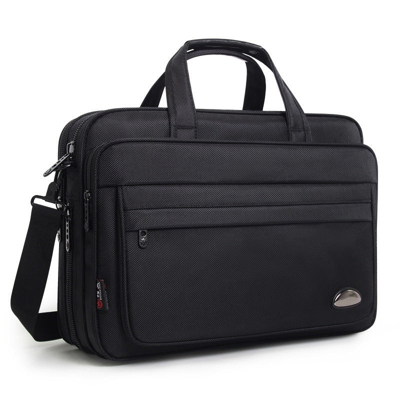 Men's Waterproof Briefcase - Oxford Large Capacity Briefcase
