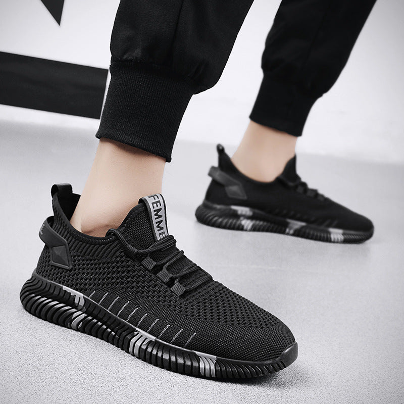 Mesh Sneakers - Men's Breathable Lightweight Running Shoes