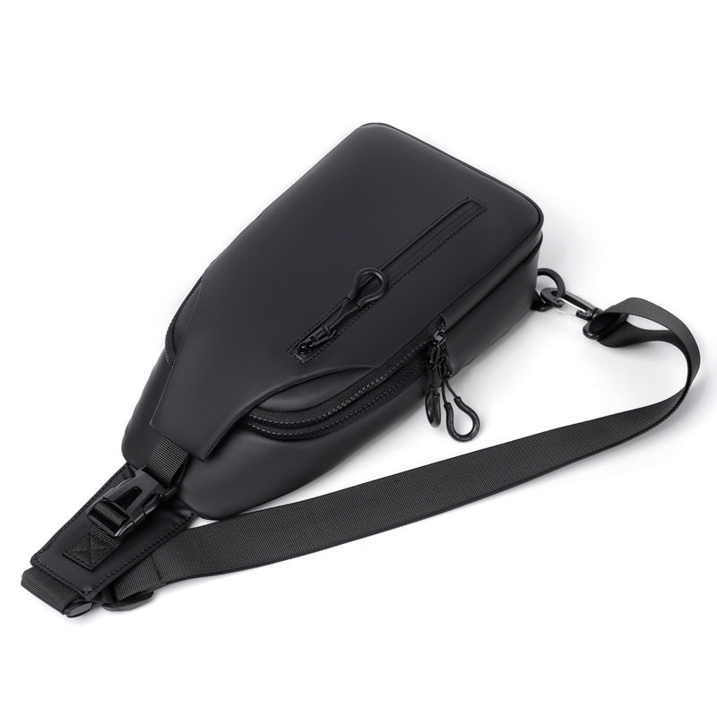 Black Sling Crossbody Backpack - Shoulder Bag For Men