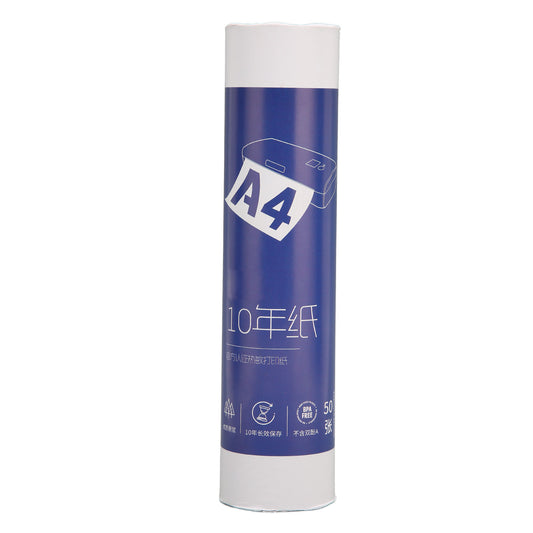 Thermal Printing Paper - Black Marking Intermittent Positioning 50 Sheets Per Roll Thermal Paper Rolls for Zjiang A4 Printer