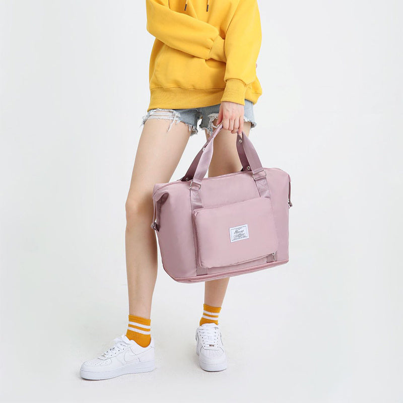 Folding Travel Bags For Backpack - Handbag Sholder Bag Gym Fitness Weekender Overnight Women