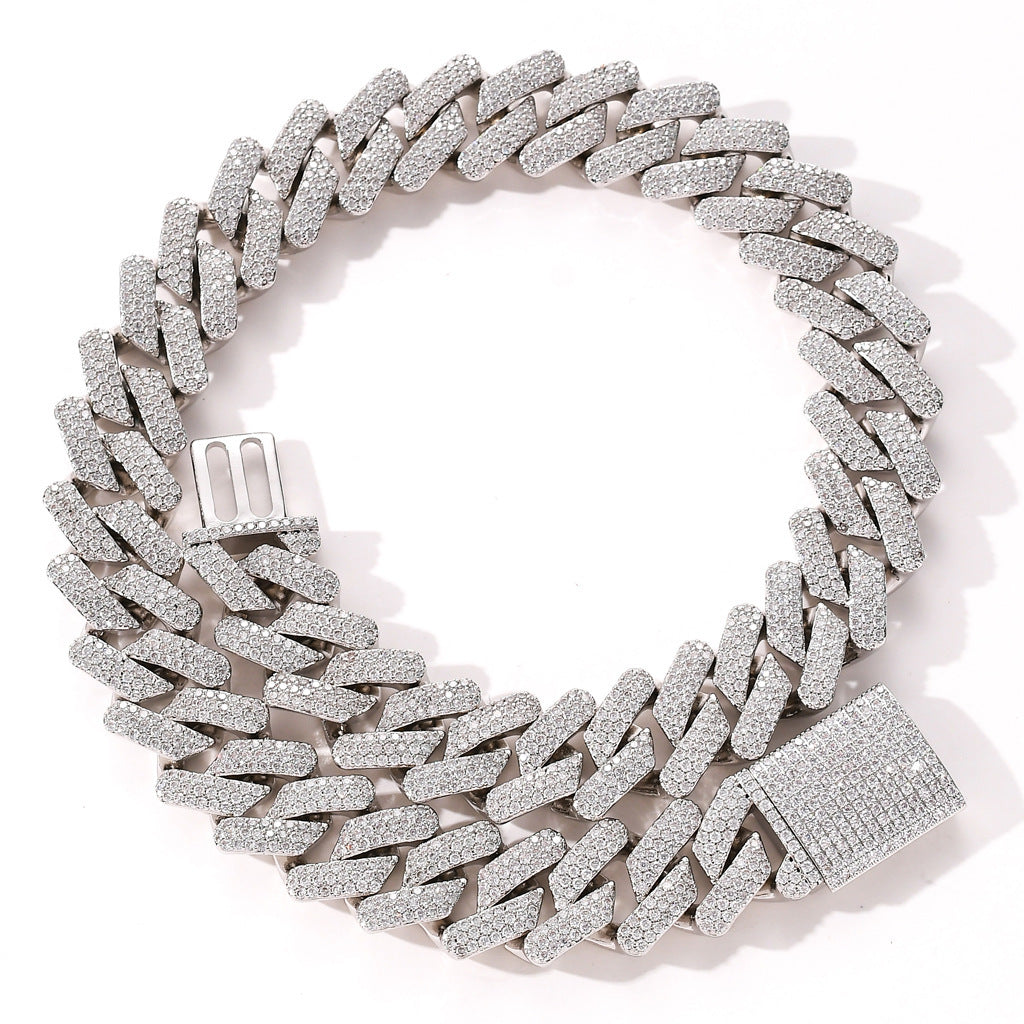 Full Zircon Hip-Hop Necklace