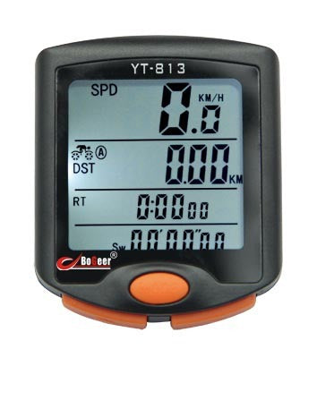 Multifunctional Waterproof Code Meter -- Odometer Speedometer Watch Bogle Touch Screen 813 Wired