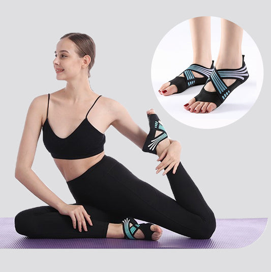 Professional Non-slip Gym Yoga Sock - Flat Soft Anti-slip Sole Ballet Fitness Dance Shoes Pilates Yoga Shoes Socks
