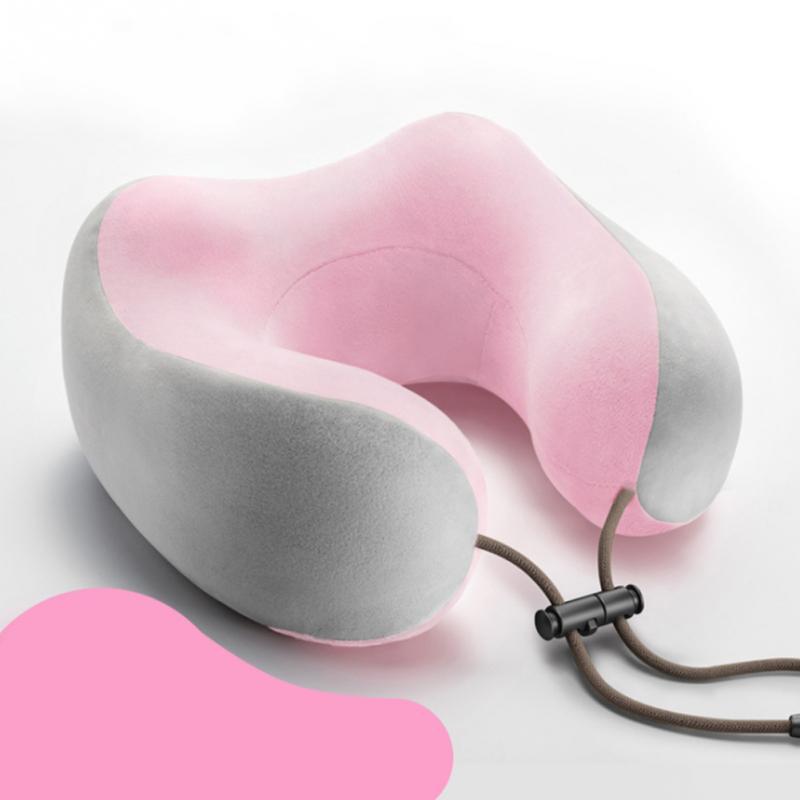 Gold U-type Massage Pillow - Multi-function Shoulder Cervical Car Neck Guard