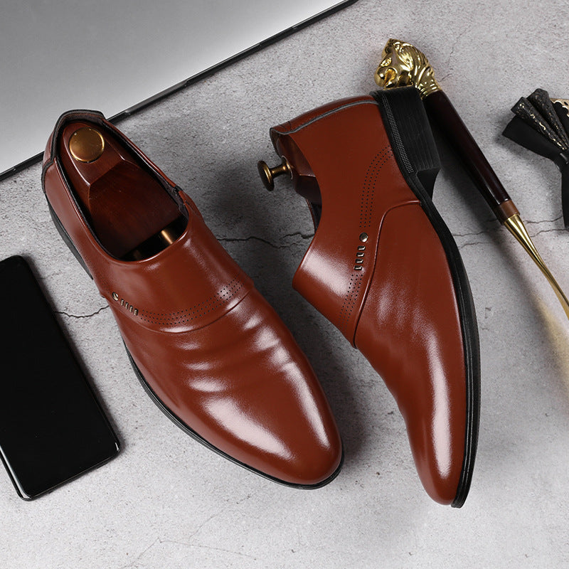 Casual Pointed Toe Shoes for Men - Leather Shoes for Men