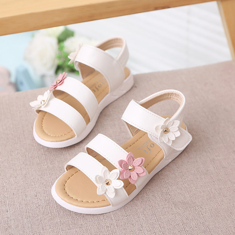 Adorable Roman Flower Sandals