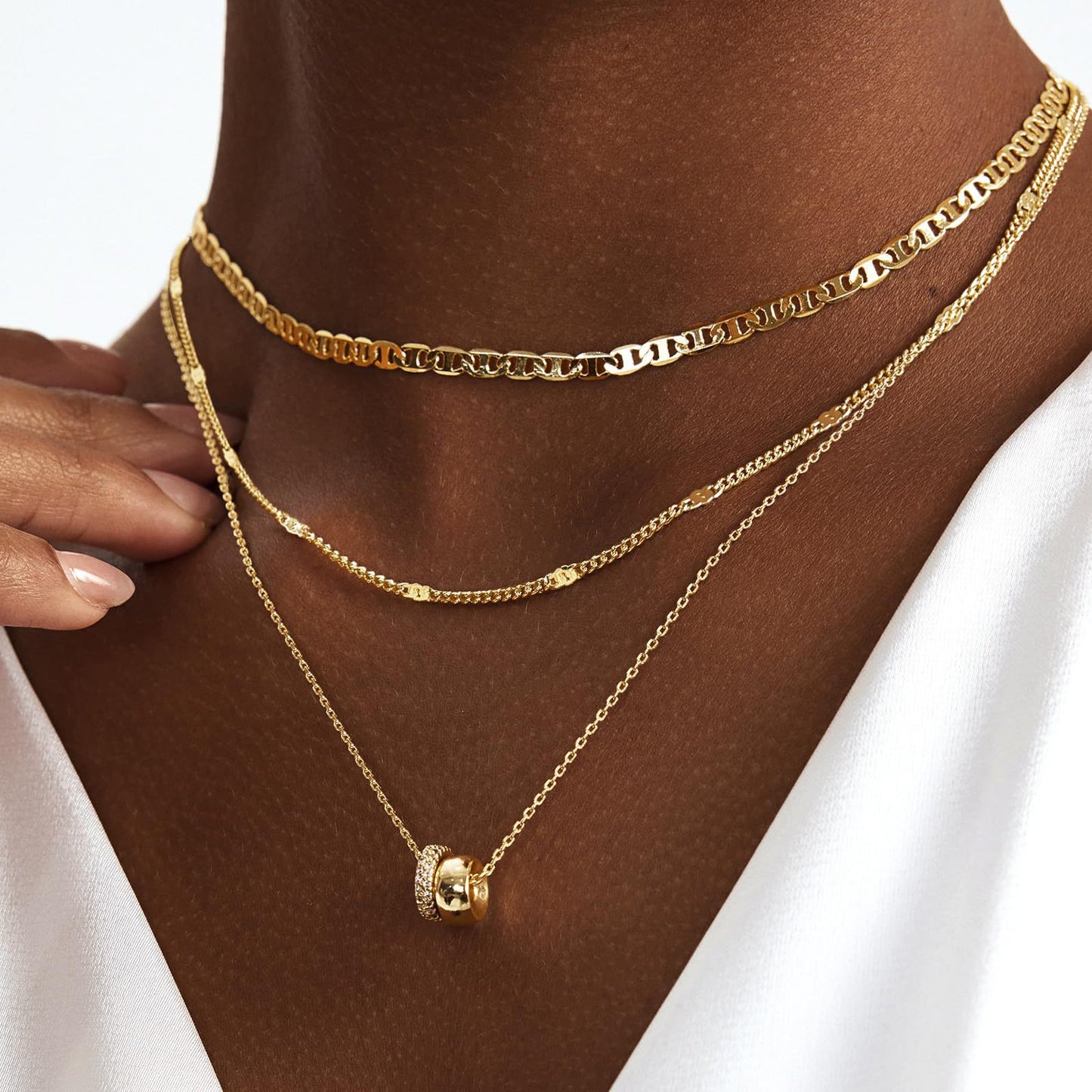 Necklace Zircon - Laid Necklace Suit Women