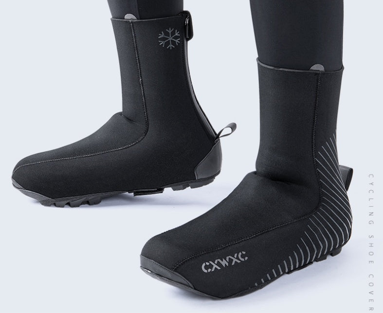 Bike Shoe Cover - lock shoe cover mountain road car windproof and waterproof