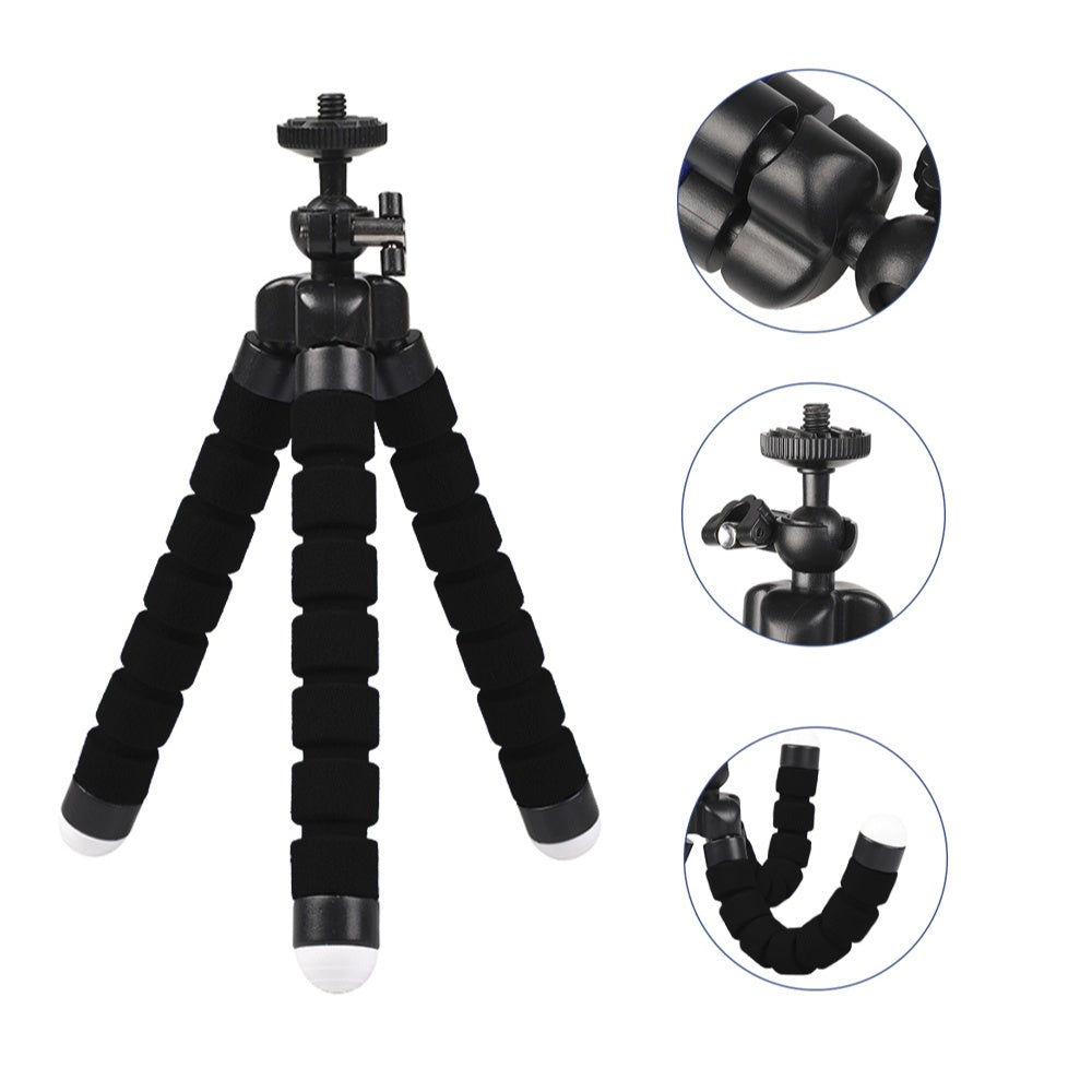 Flexible Small Octopus Mini Tripod - Bluetooth Remote Stand Holder I Phone