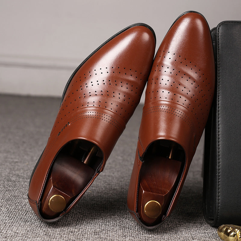 Casual Pointed Toe Shoes for Men - Leather Shoes for Men