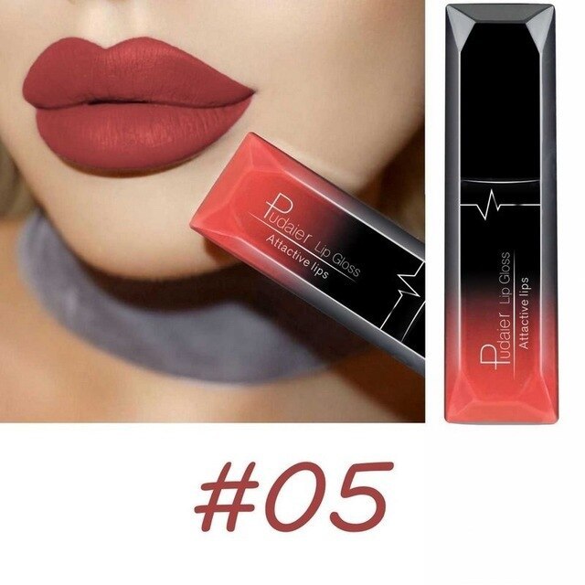 Matte Lip Gloss Lipstick Makeup
