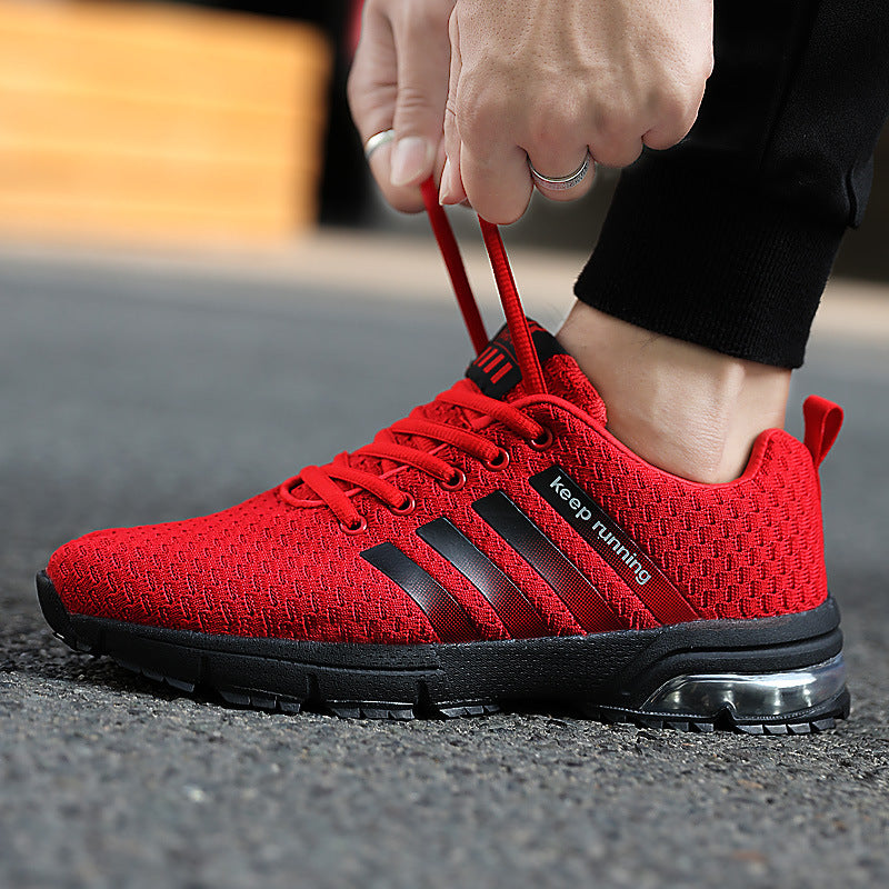Best Selling Couple Sports Shoes - Breathable Mesh Outdoor Men and Women Running Shoes