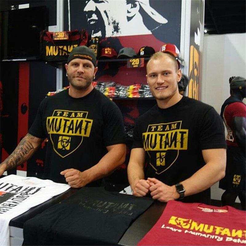 New Short Sleeve Clothing - Tight T-shirt Men's Gyms Fitness
