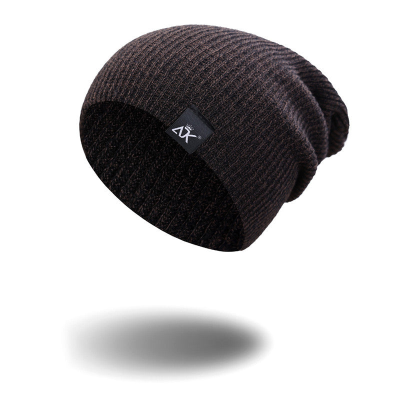 Unisex Fashionable Knitted Beanie - Winter Wool Elastic Hat For Outdoor Cycling, Camping, Travel Winter Beanie Hat Acrylic Knit Hats For Men Women