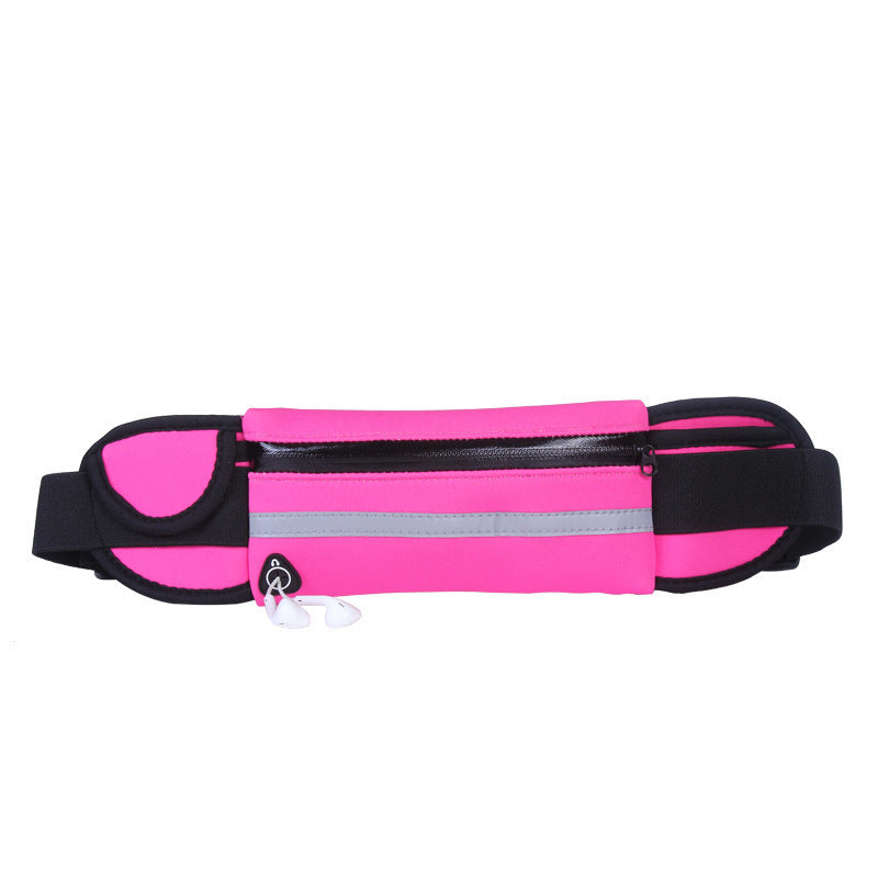 Fitness Waist Bag With Pocket  - Slim Running Jogging Belt Fanny Pack Bag For Hiking Cycling Workout Sports Gym