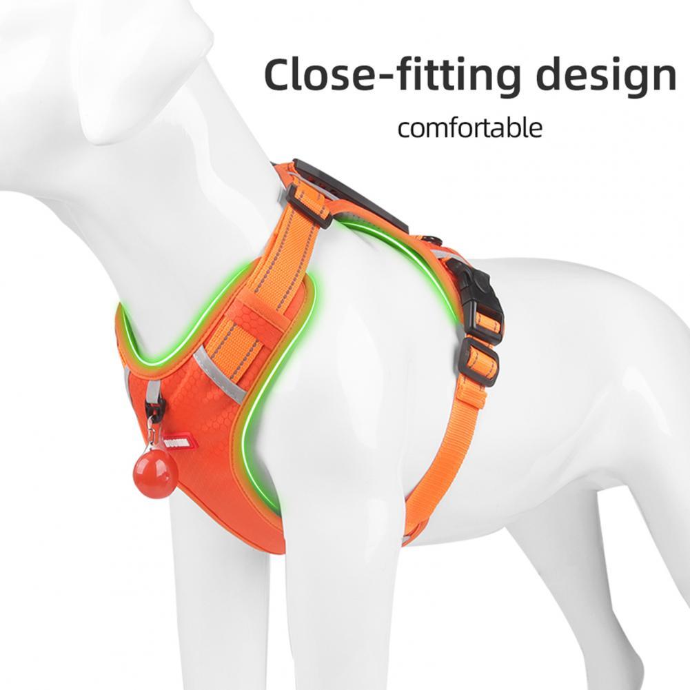 Nylon Dog Harness No Pull Breathable Reflective Pet Harness Vest For Small Large Dog Outdoor Running Dogs Training Accessories - JumoShop