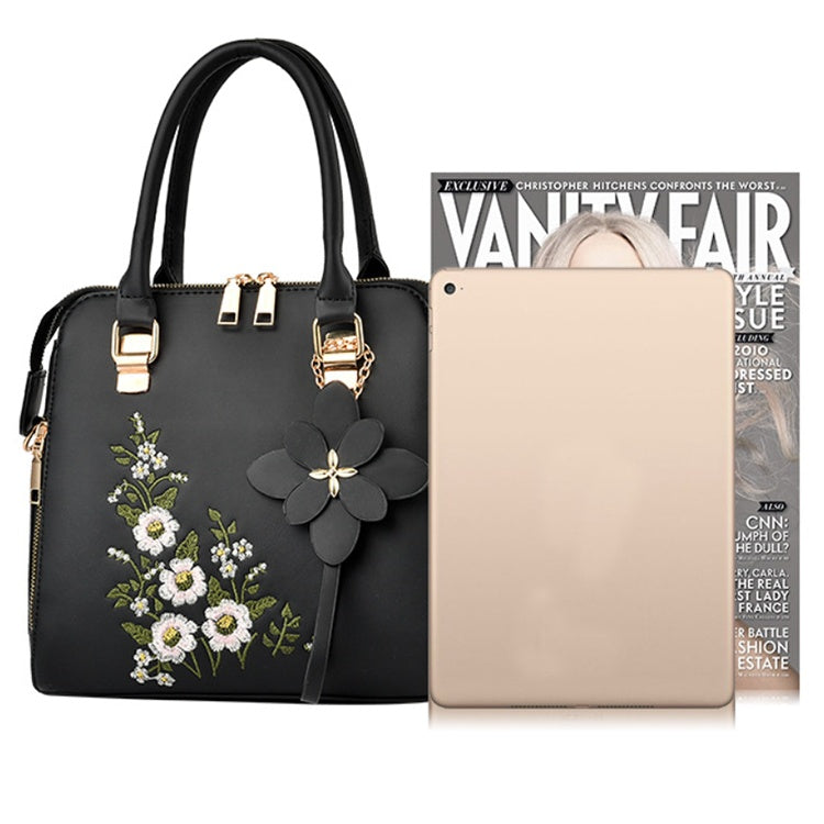 Fashion Flowers Embroidered Handbag - Women Shoulder Messenger Bags