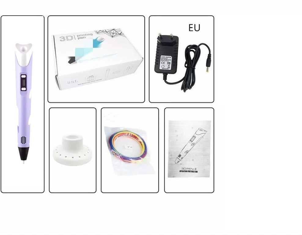 Children's 3D Printing Pen - Three-dimensional Brush Toy Set