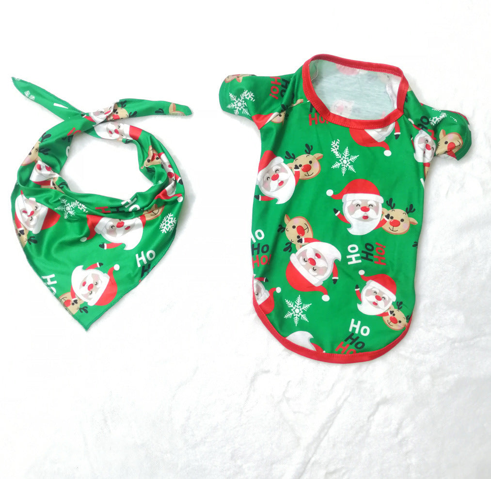 Christmas Pajamas For Family - Matching Family Christmas PJs Sets Santa Claus Printed Top Sleepwear